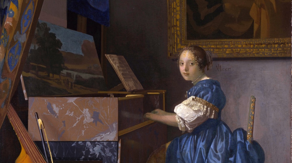 Vermeer: Lady Seated at a Virginal
